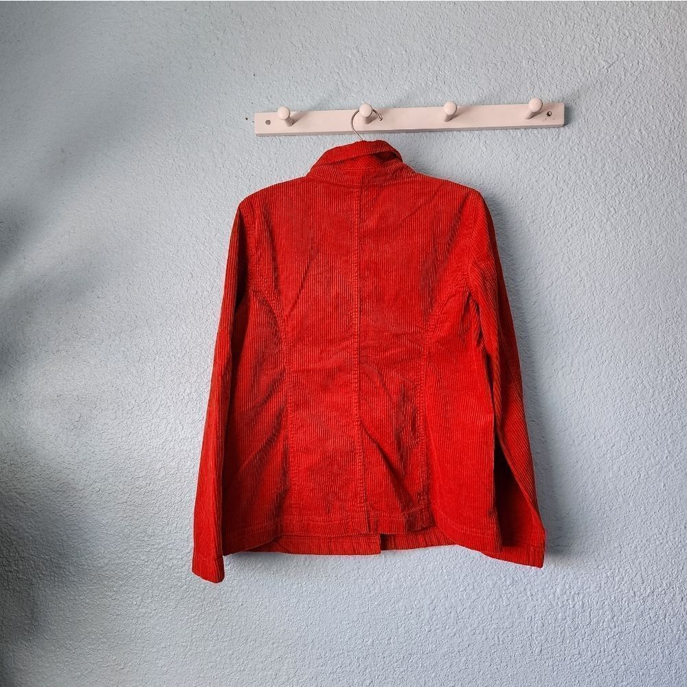 LOFT corduroy button front pockets boxi long sleeve shaket - Picture 8 of 13